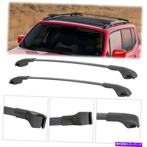 [tLA 2015N2019ÑW[vlQ[h2PCSו[tbNNXo[NXo[NXo[ 2PCS Luggage Roof Rack Cross Bar Crossbars For 2015-2019 Jeep Renegade