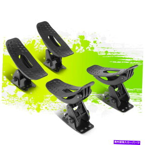 [tLA 4PCS\ȃThJbN[tgbvbN}EgLAJk[{[gXm[{[h 4Pcs Adjustable Saddle Kayak Roof Top Rack Mount Carrier Canoe Boat Snowboard
