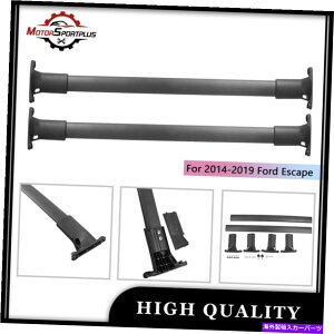 [tLA 2014-2019 Ford Escape2xA~jEpbP[WLAgbv[tbNNXo[ 2x Aluminium Package Carrier Top Roof Rack Cross Bars For 2014-2019 Ford Escape