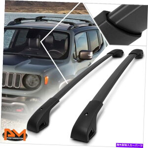 [tLA 15-20̃W[vlQ[hOEX^CA~jEgbv[tbN[וNXo[ For 15-20 Jeep Renegade OE Style Aluminum Top Roof Rack Rail Luggage Cross Bars