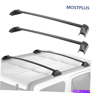 [tLA 2002N2006NɂẴ[tbNNXo[[[tgbvAbp[TCh[tz_CRV Roof Rack Crossbars Rail Rooftop Upper for 2002-2006 Honda CRV with Side Rails