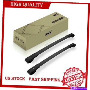 [tLA XotHX^[2014-2018̃ubNNXo[o[W[tbN[LA Black Cross Bar Baggage Roof Rack Rail Carrier For Subaru Forester 2014-2018 New