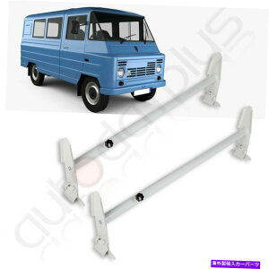 [tLA \ȃo[tb_[bN500lbsV{[_bWtH[hGMCGNXvXp2o[ Adjustable Van Roof Ladder Rack 500LBS 2 Bars for Chevy Dodge Ford GMC Express