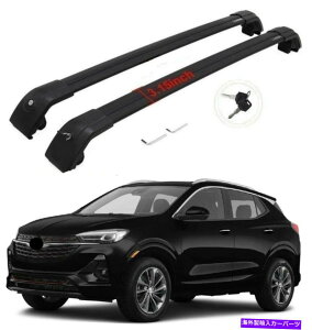 [tLA 2pubNprCbNGR[GX 2020-2022[tbN[NXo[וLA 2P black for Buick Encore GX 2020-2022 Roof Rack Rail Cross bar luggage carrier