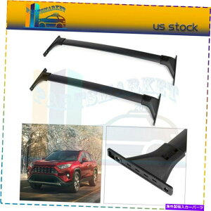 [tLA RAV4 2019gbv[tbNNXo[LAZbgubNA~jEו2PCS For RAV4 2019 top Roof Rack Cross Bar Carrier Set Black Aluminum baggage 2pcs
