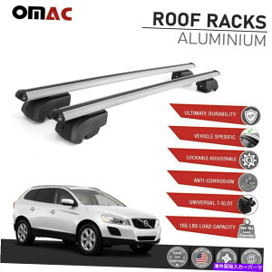 [tLA Vo[[t[bNAlu.C??ross Bars Volvo XC60 2010-2017pוLA Silver Roof Rail Rack Alu.Cross Bars Luggage Carrier For Volvo XC60 2010-2017