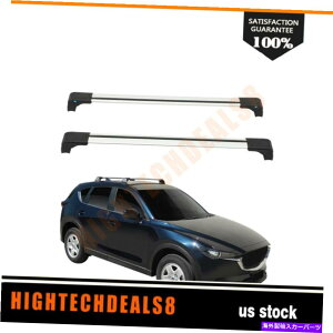 [tLA }c_CX-5 2013-2017LAݕ̂߂̃Vo[yA[tוbNNXo[ Silver Pair Roof Luggage Rack Cross Bar For Mazda CX-5 2013-2017 Carrier Cargo