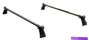 [tLA CK^[}Eg[tbN-2NXo[Ǝtn[hEFA-NEW Rain Gutter Mounted Roof Rack - 2 Crossbars & Mounting Hardware - New