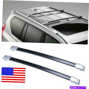 [tLA 2010-2021NTXGX460ubN[tbNNXo[וLAo[OEX^C For 2010-2021 Lexus GX460 Black Roof Rack Cross Bar Luggage Carrier Bar OE Style
