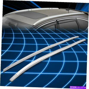[tLA 12-16̃z_CRVꂽVo[OEX^CABS[tbNgbvTCh[o[ For 12-16 Honda CRV Polished Silver OE Style ABS Roof Rack Top Side Rail Bars