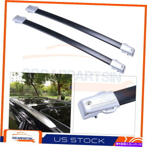 [tLA 2010-2019NTXGX460[tbNNXo[ubN[A~jENXo[USA For 2010-2019 LEXUS GX460 Roof Rack Cross Bars Black Rails Aluminum Crossbar USA