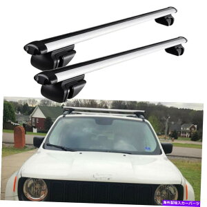 [tLA W[vlQ[h48 "J[gbv[tbNNXo[ווݕ]ԃLAp For Jeep Renegade 48" Car Top Roof Rack Cross Bar Luggage Cargo Bicycle Carrier