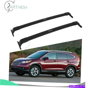 [tLA 2017-2021z_CRṼ[tbNNXo[ubNJ[SוLA Roof Rack Cross Bar Black Cargo Luggage Carrier For 2017-2021 Honda CRV