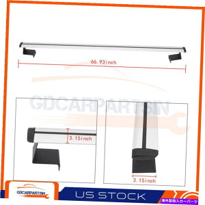 [tLA jo[TsbNAbvgbNVo[[tbNNXo[\49 "-64"wr[f[eB Universal Pickup Truck Silver Roof Rack Cross Bar Adjustable 49"-64" Heavy Duty