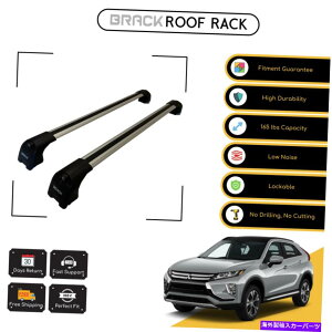 ���[�t�L�����A Mitsubishi Eclipse Cross 2018�̃u���b�N���[�t���b�N�ו��L�����A - �� BRACK Roof Rack Luggage Carrier For Mitsubishi Eclipse Cross 2018 - Up Silver