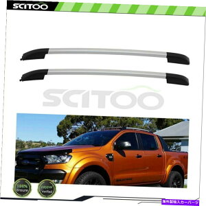 [tLA tH[hW[}c_BT50p̃yAוLAݕ[tbNTCh[ Pair Luggage Carrier Cargo Roof Rack Side Rail For Ford Ranger MAZDA BT50