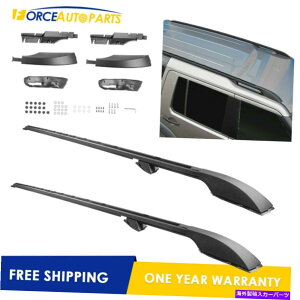 ���[�t�L�����A 06-2013�����h���[�o�[�f�B�X�J�o���[LR3 LR4��2�̍������[�t���[���N���X�o�[�̃Z�b�g Set of 2 Black Roof Rail Cross Bars For 06-2013 Land Rover Discovery LR3 LR4�y���s�A���i�z