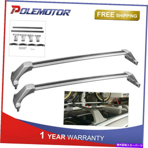 [tLA 2017-2020̃gbvLAA~jE[tbNNXo[LbgLfbNXT5 Top Carrier Aluminum Roof Rack Crossbars Kit For 2017-2020 Cadillac XT5