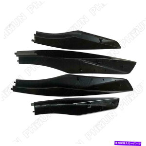 [tLA 2004N2007ÑNTXRX330 RX350[tbN[GhJo[LbvubNABSVFX4 For 2004-2007 Lexus RX330 RX350 Roof Rack Rail End Cover Cap Black ABS Shell x4
