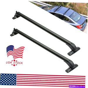 [tLA 2PCSA~jEJ[[tbNI[o[wbhTCh[o[וLAbN 2Pcs Aluminium Alloy Car Roof Rack Overhead Side Rails Bars Luggage Carrier Rack