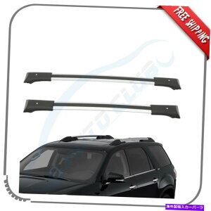 [tLA yANXo[tBbgGMCAJfBAGM 2010-2017Vo[[tbNNXo[A~jE Pair Crossbar Fits GMC Acadia GM 2010-2017 Silver Roof Racks Cross Bars Aluminum