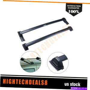 [tLA z_Gg2003-2011[tbN[NXo[ubNNXo[USAɓK2PC 2Pcs Fit For Honda Element 2003-2011 Roof Rack Rail Cross Bar Black Crossbar USA