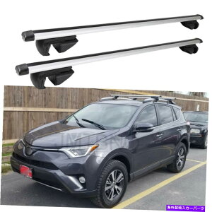 [tLA g^RAV4 2001-2018[tbNNXo[וLAA~jEw/bN For Toyota Rav4 2001-2018 Roof Rack Cross Bar Luggage Carrier Aluminum w/ Lock