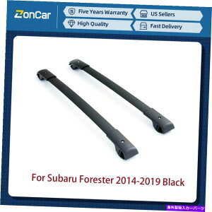 [tLA Subaru Forester 2014-20192PCSVvtFbVi|[^u[tbNubN 2pcs For Subaru Forester 2014-2019 New Professional Portable Roof Racks Black