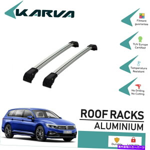 [tLA [tbNNXo[̓Vo[2 PC؂܂BtHNX[QpT[gB8S15-2022̏ꍇ Roof Rack Cross Bars Cross Silver 2 Pcs. for Volkswagen Passat B8 Wagon 15-2022