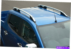 [tLA A~jE[tbN[TCho[Mitsubishi L200i2015+jɓK Aluminium Roof Rack Rails Side Bars Set To Fit Mitsubishi L200 (2015+)