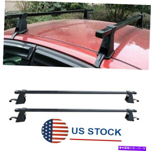 [tLA 48 "jo[T[tbNNXo[ݎԎԗpԃgbNSUVubNA~jEp 48" Universal Roof Rack Cross Bar Cargo Carrier For Car Truck SUV Black Aluminum