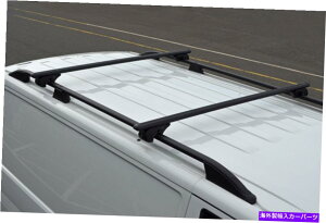 [tLA vW[p[gi[i2008-18j100kgbN\ȃ[t[p̃ubNNXo[ Black Cross Bars For Roof Rails To Fit Peugeot Partner (2008-18) 100KG Lockable