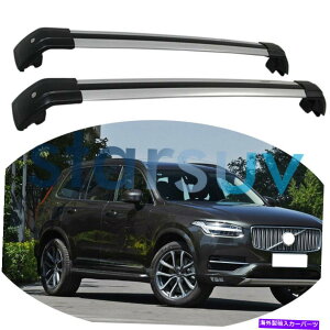 [tLA 2 PCS US Stock Silver Cross Bar for Volvo XC90 2016-2022A~jE[tbN[ 2 PCS US Stock Silver Cross Bar for Volvo XC90 2016-2022 Aluminum Roof Rack Rail