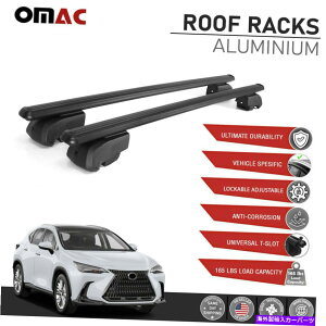 [tLA Lexus NX 250 NX 350 NX 450 2022̂߂̍[tbNNXo[וLA Black Roof Rack Cross Bars Luggage Carrier for Lexus NX 250 NX 350 NX 450 2022