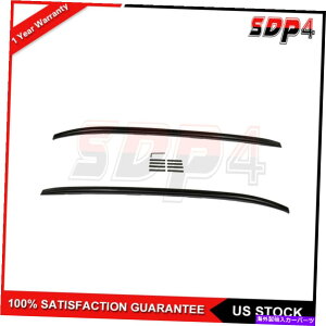 [tLA g^RAV4̍[tbNTCh[2019-2020וLAA~jEo[ Black Roof Rack Side Rail For Toyota RAV4 2019-2020 Luggage Carrier Aluminum Bar