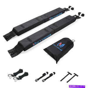 [tLA jo[T2xcar\tg[tbNpbhT[t{[hEBhT[tJk[NXo[ی Universal 2xCar Soft Roof Rack Pads Surfboard Windsurf Canoe Crossbar Protection