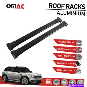 [tLA [tbNNXo[וLAubNtBbg~jN[p[Jg[}2017-2022 Roof Rack Cross Bars Luggage Carrier Black Fits Mini Cooper Countryman 2017-2022