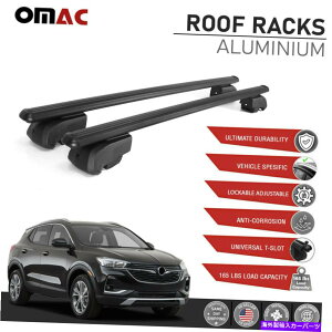 [tLA [tbNNXo[AluB Buick Encore GX 2020-2022̉וLA Black Roof Rack Cross Bars Alu. Luggage Carrier for Buick Encore GX 2020-2022