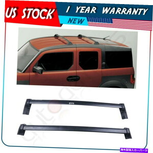���[�t�L�����A 03-11�z���_�G�������g���[�t���b�N�N���X�o�[�ו��L�����A�o�[�X�^�C���y�A For 03-11 Honda Element Roof Rack Cross Bar Luggage Carrier Bar Style Pair�y���s�A���i�z