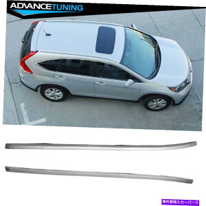 [tLA 12-16z_CRV CR-V OEt@Ng[X^C[tbNVo[TCh[o[ Fits 12-16 Honda CRV CR-V OE Factory Style Roof Rack Silver Side Rail Bar