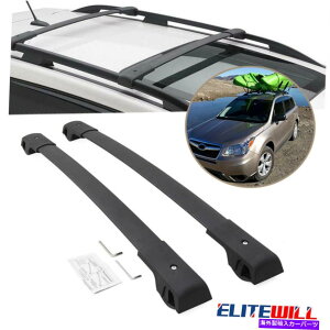[tLA 2013-2020XoXVNXgbN[tbNA~jEubNɓK2PCSNXo[ 2pcs Cross Bars Fit for 2013-2020 Subaru XV Crosstrek Roof Rack Aluminum Black