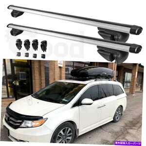 [tLA z_IfbZC48 "J[gbv[tbNNXo[ݕוLAt[t For Honda Odyssey 48" Car Top Roof Rack Cross Bar Cargo Luggage Carrier w/ Rails