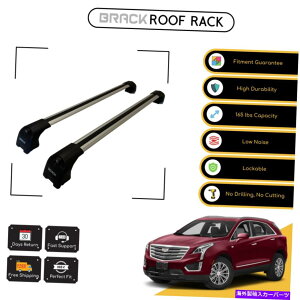 [tLA ubN[tbNוLALfbNpNXo[XT -5 2016-2018Vo[ BRACK Roof Rack Luggage Carrier Cross Bars For Cadillac XT-5 2016 - 2018 Silver