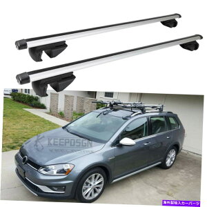 [tLA VWStpAllTrack 17-21[tbNNXo[A~וݕLA For VW Golf Alltrack 17-21 Roof Rack Cross Bar Aluminium Luggage Cargo Carrier