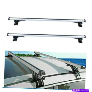 [tLA 48 "Ԃ̃jo[Tgbv[tbNNXo[ווLA[A~jE 48" Car Universal Top Roof Rack Cross Bar Luggage Cargo Carrier Rails Aluminum