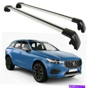 [tLA 2xgbv[tוbNNXo[ݕ^Ǝ҂̓{{XC60 2015-2017[ɓK܂ 2x Top Roof Luggage Rack Cross Bar Cargo Carrier Fits Volvo XC60 2015-2017 Rail