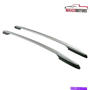 [tLA gbv[tbNTCh[o[2013-2015g^RAV4t@Ng[A~jEVo[ɓK܂ Top Roof Rack Side Rails Bars Fits 2013-2015 Toyota RAV4 Factory Aluminum Silver