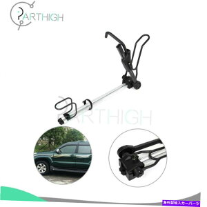 [tLA 1PCS̃gbv]Ԃ̃jo[TJ[LAbN1̎]ԗpݕpbNt 1pcs Roof Top Bicycle Universal Car Carrier Rack for one Bike cargo with lock