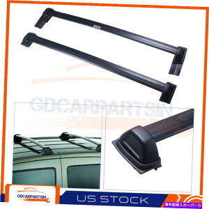 ���[�t�L�����A 2003�N����2011�N�̃z���_�G�������g���[�t���b�N�N���X�o�[�u���b�N���[�t�g�b�v���[���N���X�o�[US For 2003-2011 Honda Element Roof Rack Cross Bars Black Rooftop Rails Crossbar US�y���s�A��