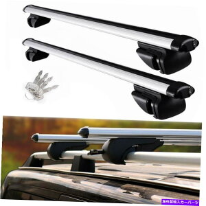 [tLA 48 "[tbNNXo[וLAtH[huRX|[cpA~??jEVo[ 48" Roof Rack Cross Bars Luggage Carrier Aluminium Silver For Ford Bronco Sport